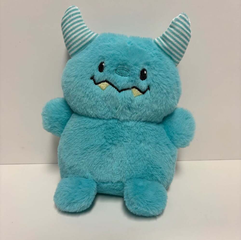 Animal Adventure Blue Monster Stuffed Animal Plush with Striped Horns
